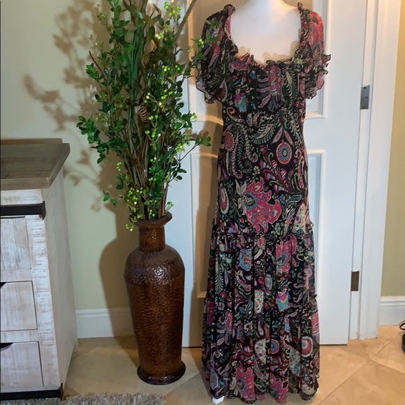 Jessica Howard Dresses & Skirts - Jessica Howard Flower Print Empire Maxi Dress